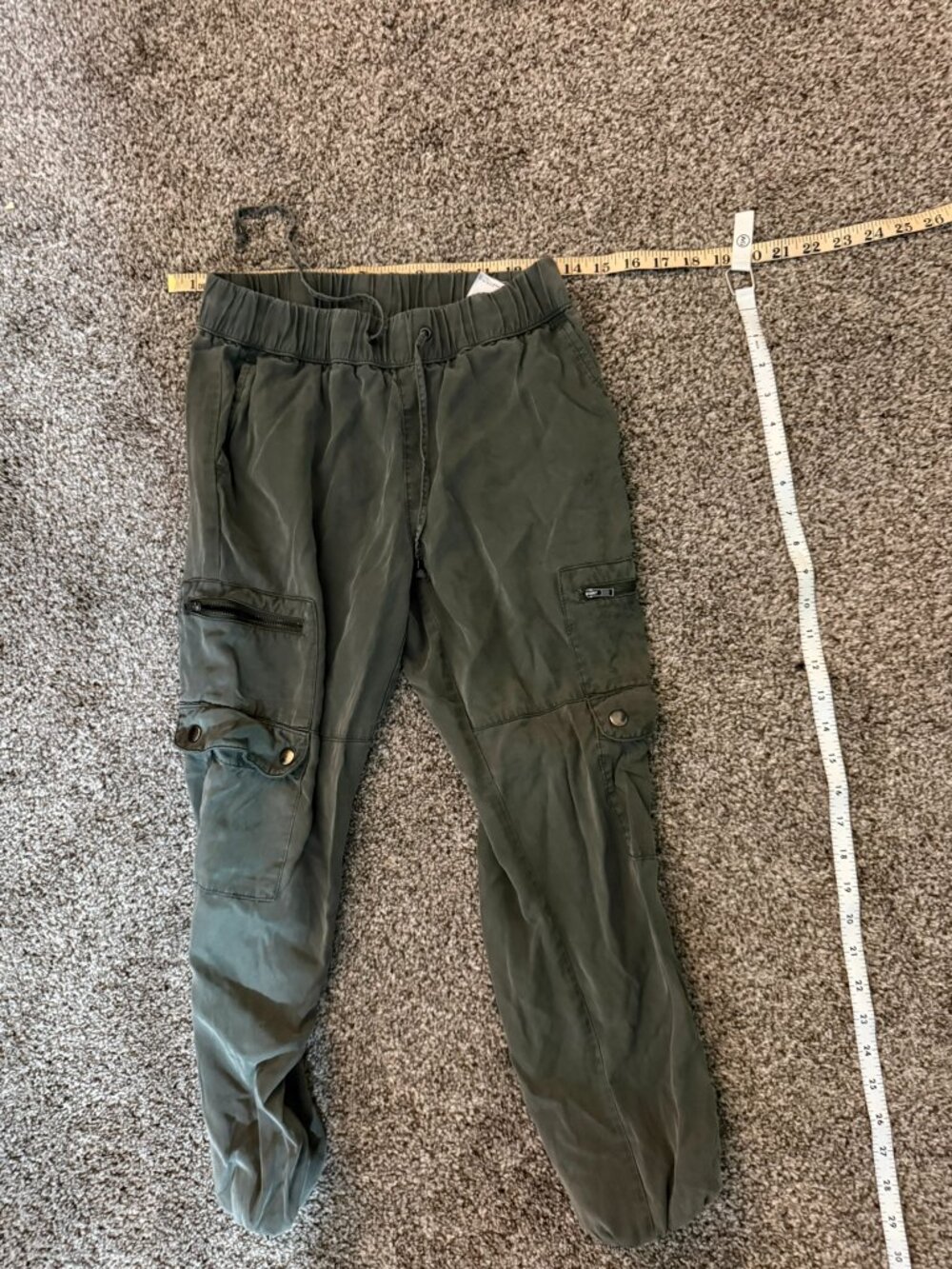 Banana Republic Olive Green Lyocell Joggers PXS